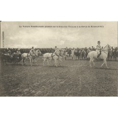 CPA: Rencontre LOUBET/NICOLAS II, 1902, Krasnoe Selo,Voiture Présidentielle.