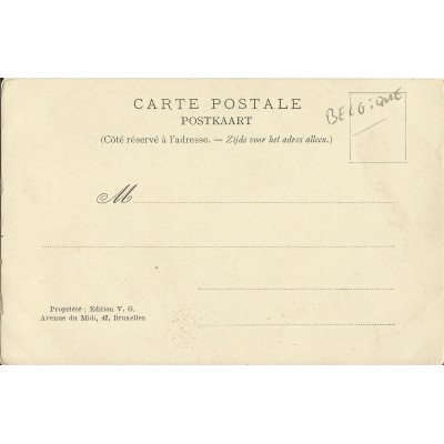 CPA: BELGIQUE, Crois, Espère, Aime... Années 1900.