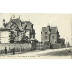 CPA: RIVA-BELLA, Villas Boulevard de la Manche, vers 1910.