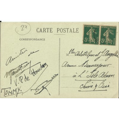 CPA: PETIT-ANDELY, Vue sur le Chateau-Gaillard, Années 1910