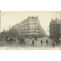 CPA: PARIS, Grand Bazar Monceau Bvd des Batignolles & rue Constantine, vers 1900