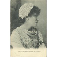 CPA: Portrait de Sarah BERNHARDT (Pauline Blanchard), vers 1900.