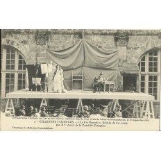 CPA: THEATRE, FONTAINEBLEAU, 1904. Chansons d'Aieules.