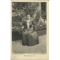 CPA: Mme Maria DAURIGNAC, soeur de Thérèse HUMBERT, vers 1900.
