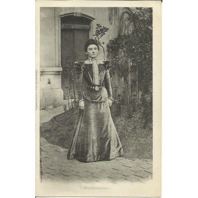 CPA: Maria DAURIGNAC, soeur de Thérèse HUMBERT, vers 1900.