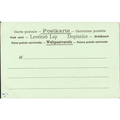 CPA: LA POSTE à la GUYANE FRANCAISE, vers 1900.