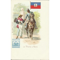 CPA: LA POSTE à HAITI, vers 1900.
