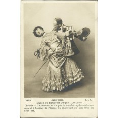 CPA: DANSE - LE CAKE WALK (les ELKS), vers 1900