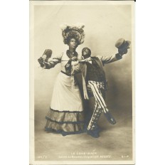 CPA: DANSE - LE CAKE WALK (LES NEGRES), vers 1900