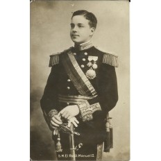 CPA: PORTUGAL, S.M.El Rei D.MANUEL II, Années 1910