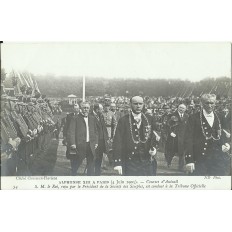 CPA: Roi d'Espagne Alphonse XIII à Paris, Coursesd'Auteuil, 4 juin 1905