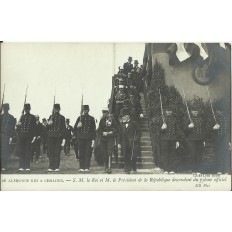 CPA: Roi d'Espagne Alphonse XIII à CHALONS, juin 1905 