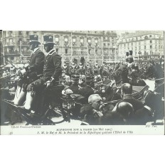 CPA: Roi d'Espagne Alphonse XIII à PARIS, 30 Mai 1905