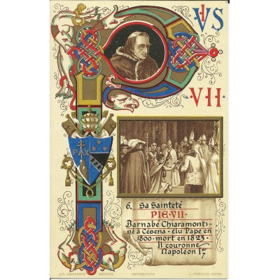 CPA: VATICAN, Le PAPE PIE VII, Années 1900