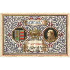 CPA: VATICAN, Le PAPE ALEXANDRE VI, Années 1900