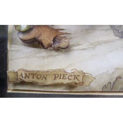 Anton PIECK (1895-1987), Le passage du Pont, LITHOGRAPHIE (découpage).