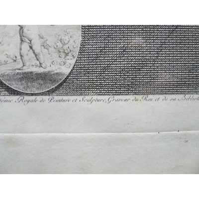 Augustin DE SAINT-AUBIN (1736-1807). TWO ENGRAVINGS, " AU MOINS SOYEZ DISCRET..."