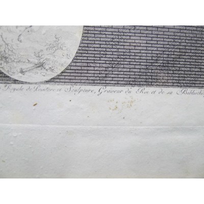 Augustin DE SAINT-AUBIN (1736-1807). TWO ENGRAVINGS, " AU MOINS SOYEZ DISCRET..."