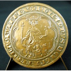 MEDAILLE en CUIVRE, d'après UNE MONNAIE MEDIEVALE (3)