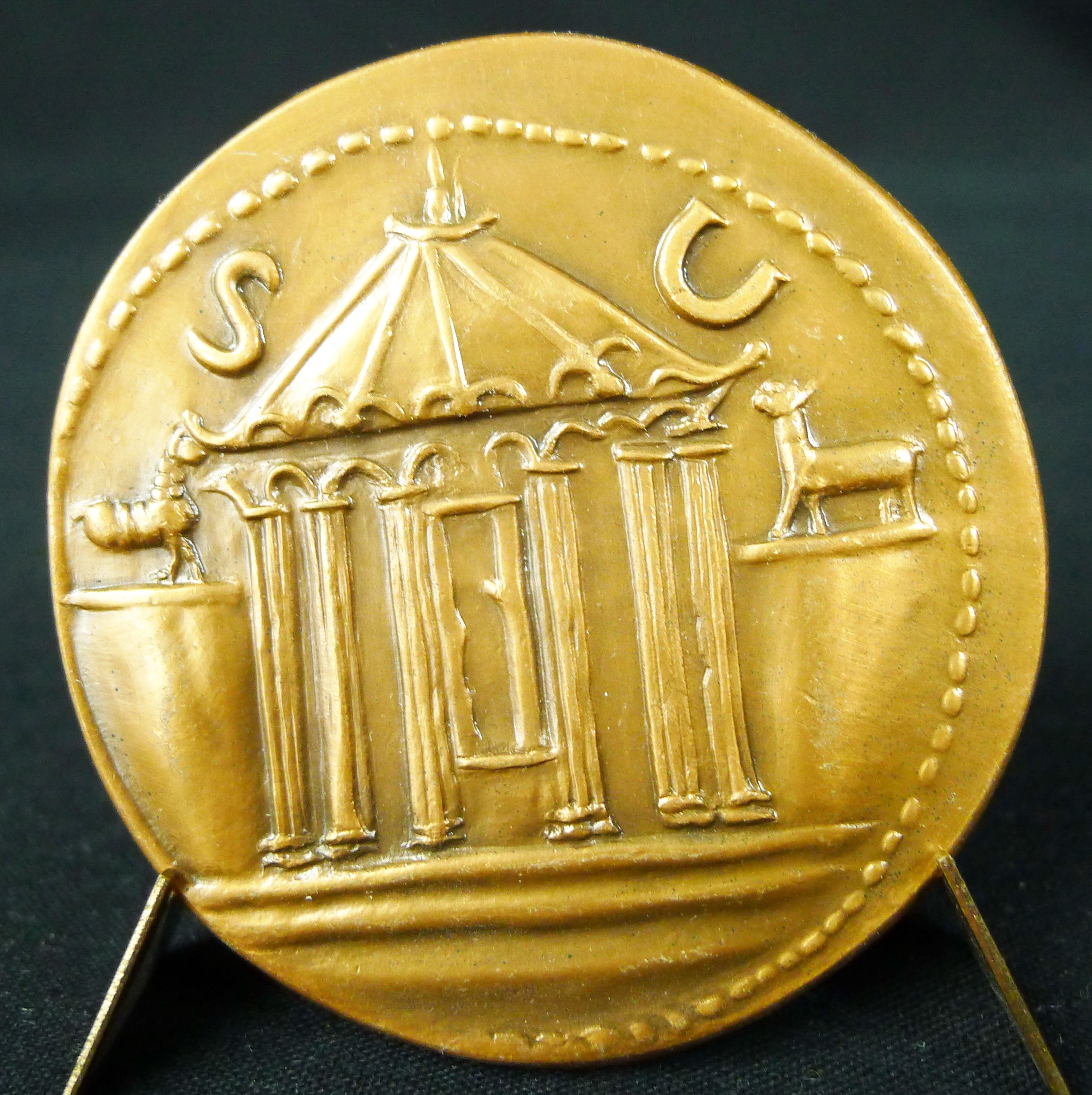 Médaille Ancienne Course Hippique – Bronze – Collection équestre