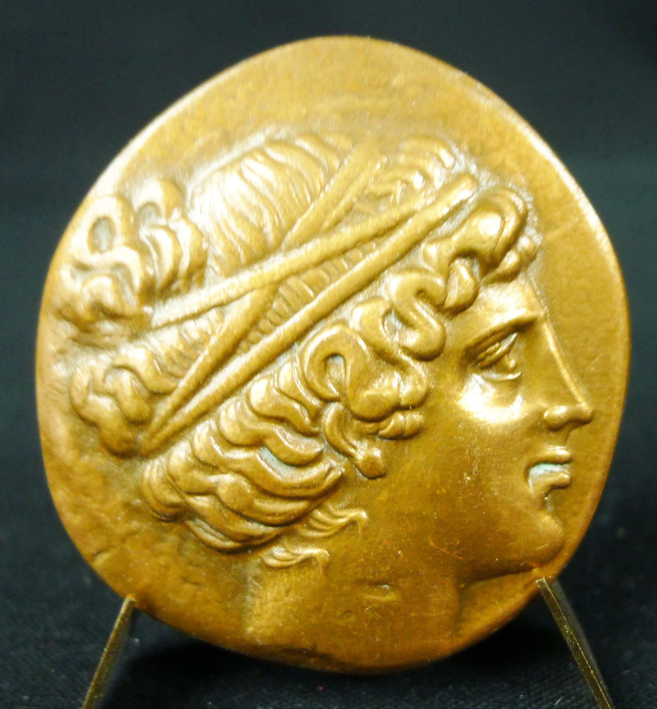 Médaille bronze L. O. MATTEI Cheval course hippique