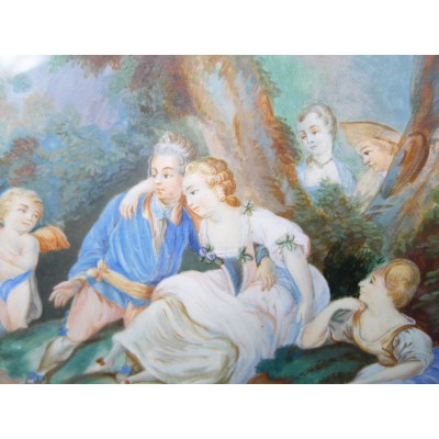 Jacques Antoine VALLIN (c.1760-c.1831), SCENE AVEC CHERUBINS, GOUACHE.