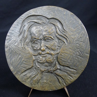 Lilla KUNVARI (1897-1984), MEDAILLE BRONZE, Giuseppe VERDI