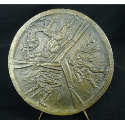 Lilla KUNVARI (1897-1984), MEDAILLE BRONZE, Giuseppe VERDI