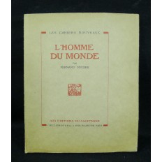 L'HOMME DU MONDE, Fernand DIVOIRE, 1925 Ed.original /Japon.