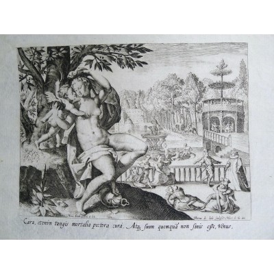 Pieter I DE JODE (c.1570-1634), 2 GRAVURES, Le Printemps/ L'Eté.