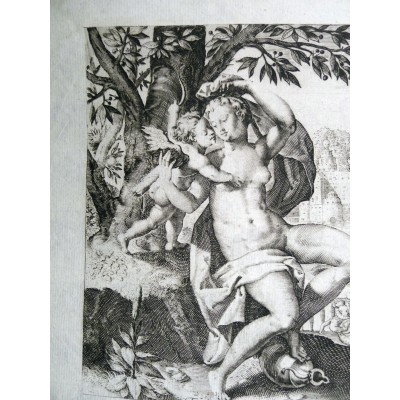 Pieter I DE JODE (c.1570-1634), 2 GRAVURES, Le Printemps/ L'Eté.