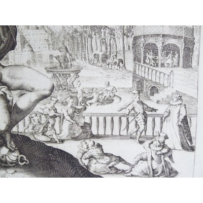 Pieter I DE JODE (c.1570-1634), 2 GRAVURES, Le Printemps/ L'Eté.