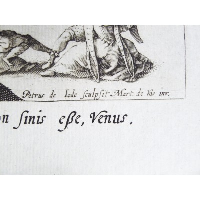 Pieter I DE JODE (c.1570-1634), 2 GRAVURES, Le Printemps/ L'Eté.