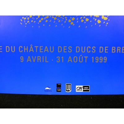 AFFICHE Exposition LEFEVRE-UTILE, NANTES 1999.