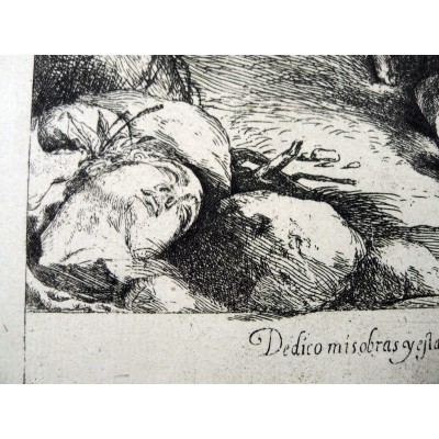  Jusepe DE RIBERA (1588/91-1652), Le Martyre de Saint- Bartolomé (Saint Barthélémy) GRAVURE