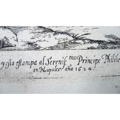  Jusepe DE RIBERA (1588/91-1652), Le Martyre de Saint- Bartolomé (Saint Barthélémy) GRAVURE