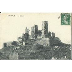 CPA: GRIMAUD, Le Chateau, vers 1900