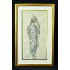 Charles BETOUT (1869-1945), COSTUME de THEATRE, DESSIN (A)