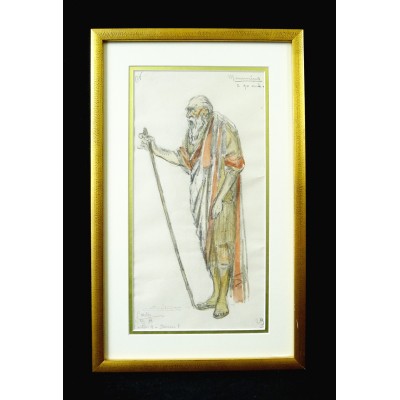 Charles BETOUT (1869-1945), COSTUME de THEATRE, DESSIN (C)