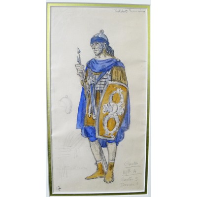 Charles BETOUT (1869-1945), COSTUME de THEATRE, DESSIN (D)