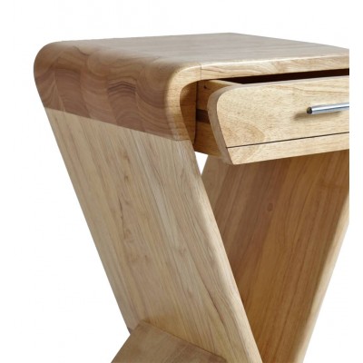 WOODEN TRIANGULAR ART-DECO BEDHEAD.