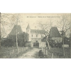 CPA: CHATEAU de VITROLE, près LE BUGUE, vers 1900