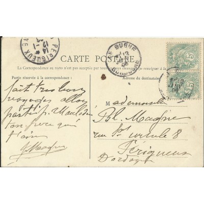 CPA: CHATEAU de VITROLE, près LE BUGUE, vers 1900