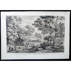 Anton (Antoine-François) BAUDUINS (1640-1700), HOMMAGE à Philippe DE CHAMPAIGNE (1602-1674), d'après VAN DER MEULEN