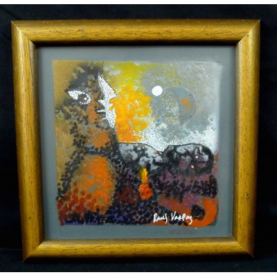 Raúl VASQUEZ SAEZ (1954-2008), COMPOSITION, ACRYLIQUE/PANNEAU, PANAMA