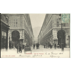 CPA: CHAMBERY, Rue des PORTIQUES, Années 1900