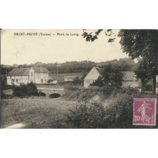 CPA: SAINT-PRIVE, Pont du Loing, Années 1930
