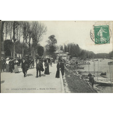 CPA: NOGENT SUR MARNE, Bords de Marne, Années 1900