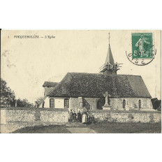 CPA: FOUQUEROLLES, L'EGLISE, vers 1900
