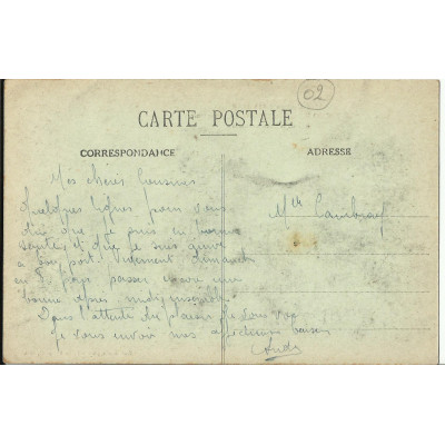 CPA: GUIGNYCOURT-sur-AISNE, Rue Société Reimoise (guerre 1914-18), Années 1910